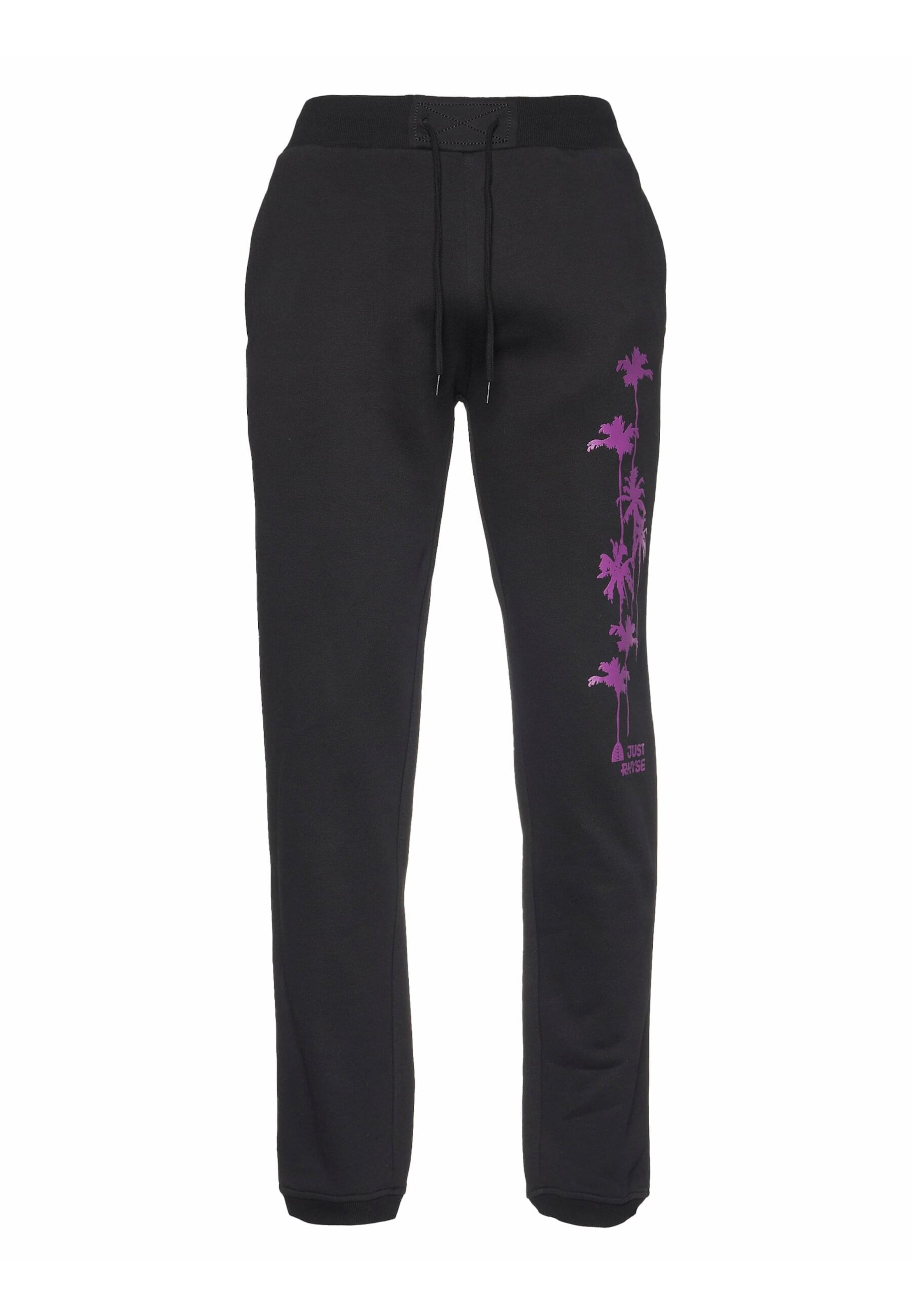 Effilé Pantalon 'Just Rhyse Night in Paradise' Just Rhyse en noir : devant