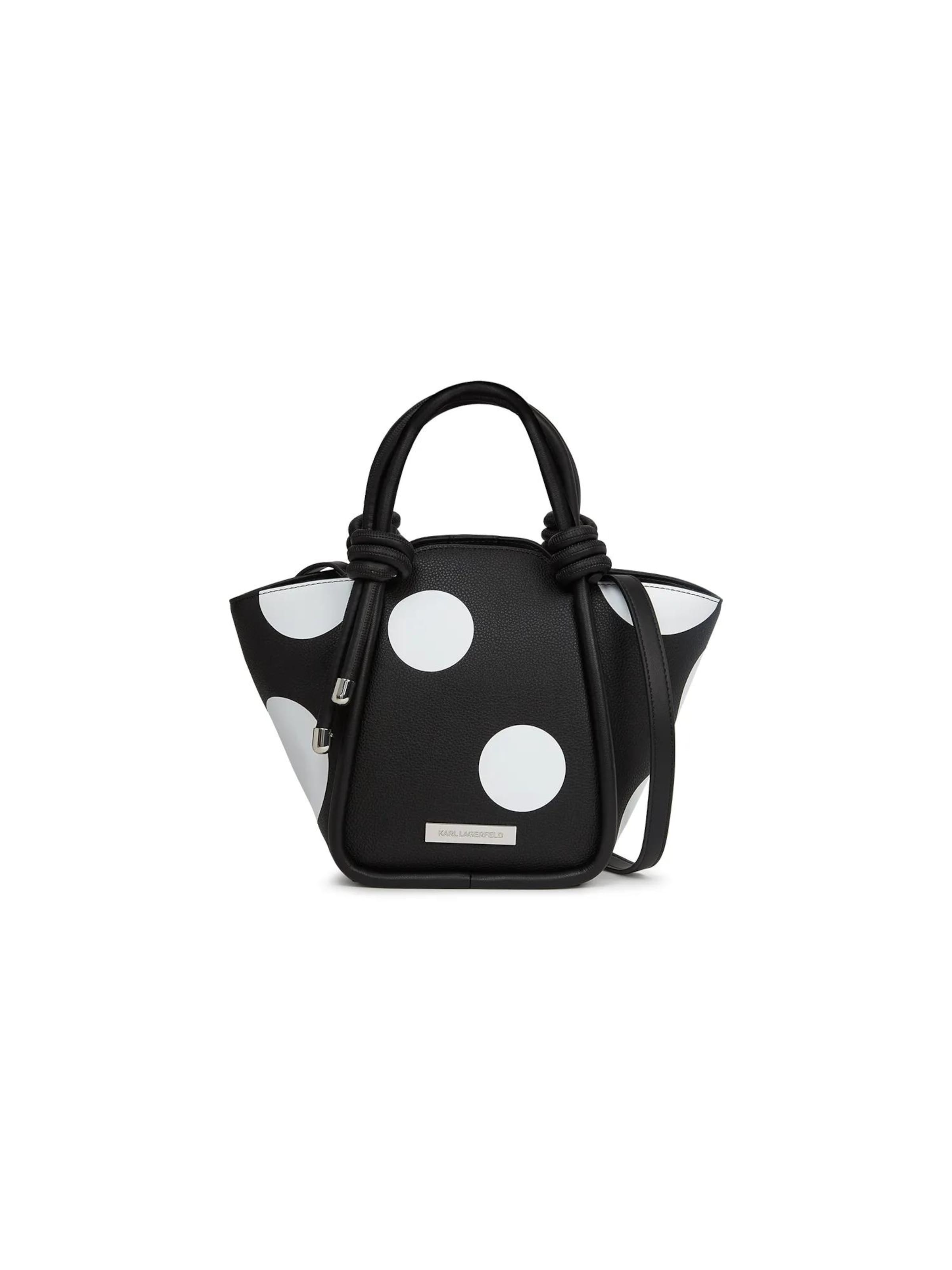 Karl Lagerfeld - Malas de tiracolo 'Ikon' em preto: frente