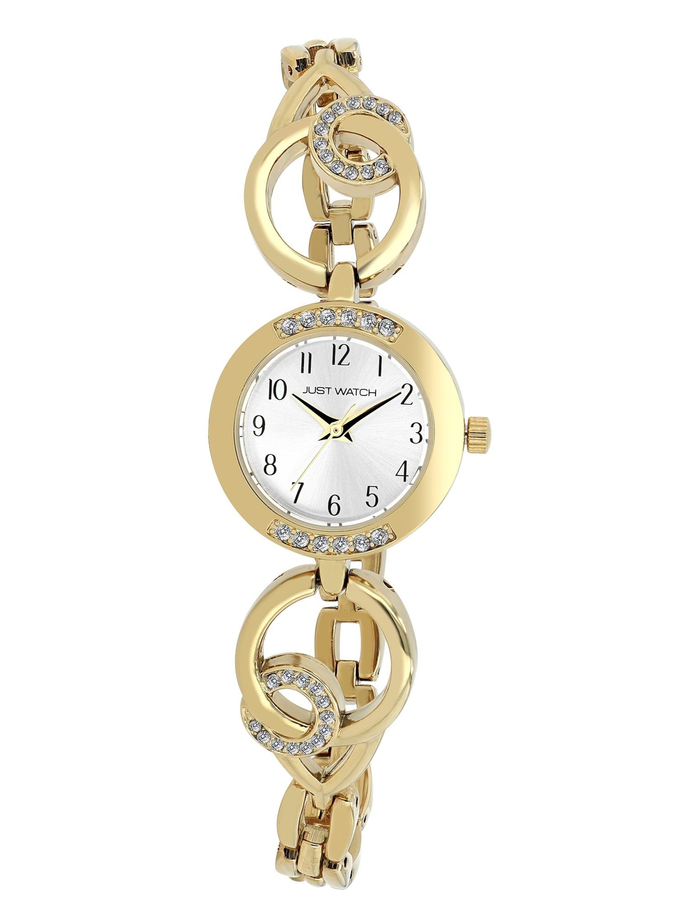 Just Watch Analoguhr‌ in Gold: Vorderseite