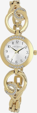 Just Watch Analoguhr in Gold: Vorderseite