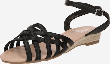 melns Dorothy Perkins Siksniņsandales 'Good For The Sole: Rhian': no priekšpuses