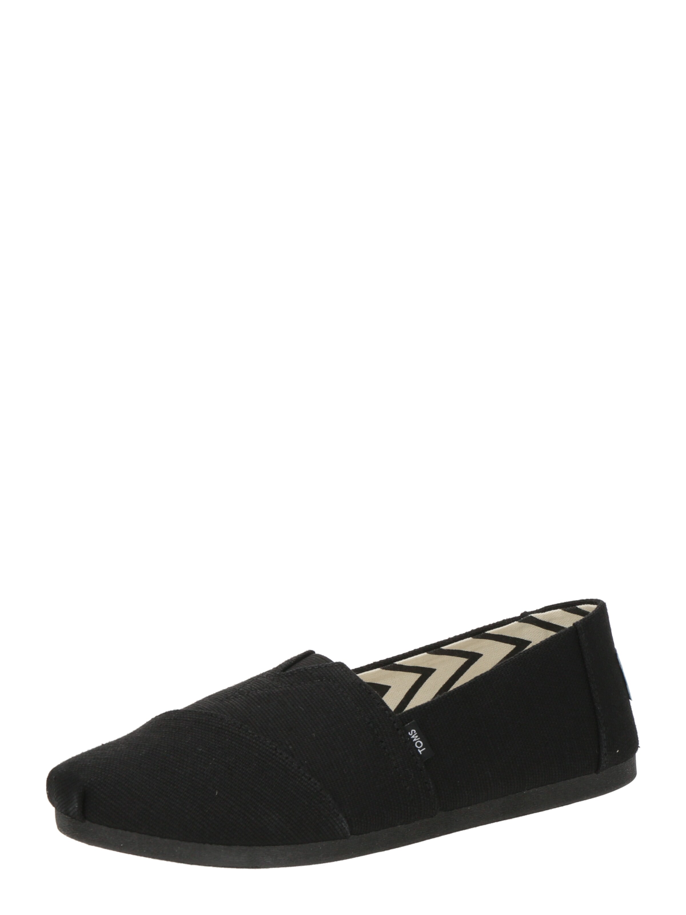 TOMS Slip-ons 'ALPARGATA' in Black: front