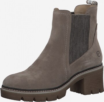 TAMARIS Chelsea boots in Brown: front