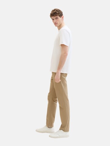 TOM TAILOR Regular Chino Pants in Beige