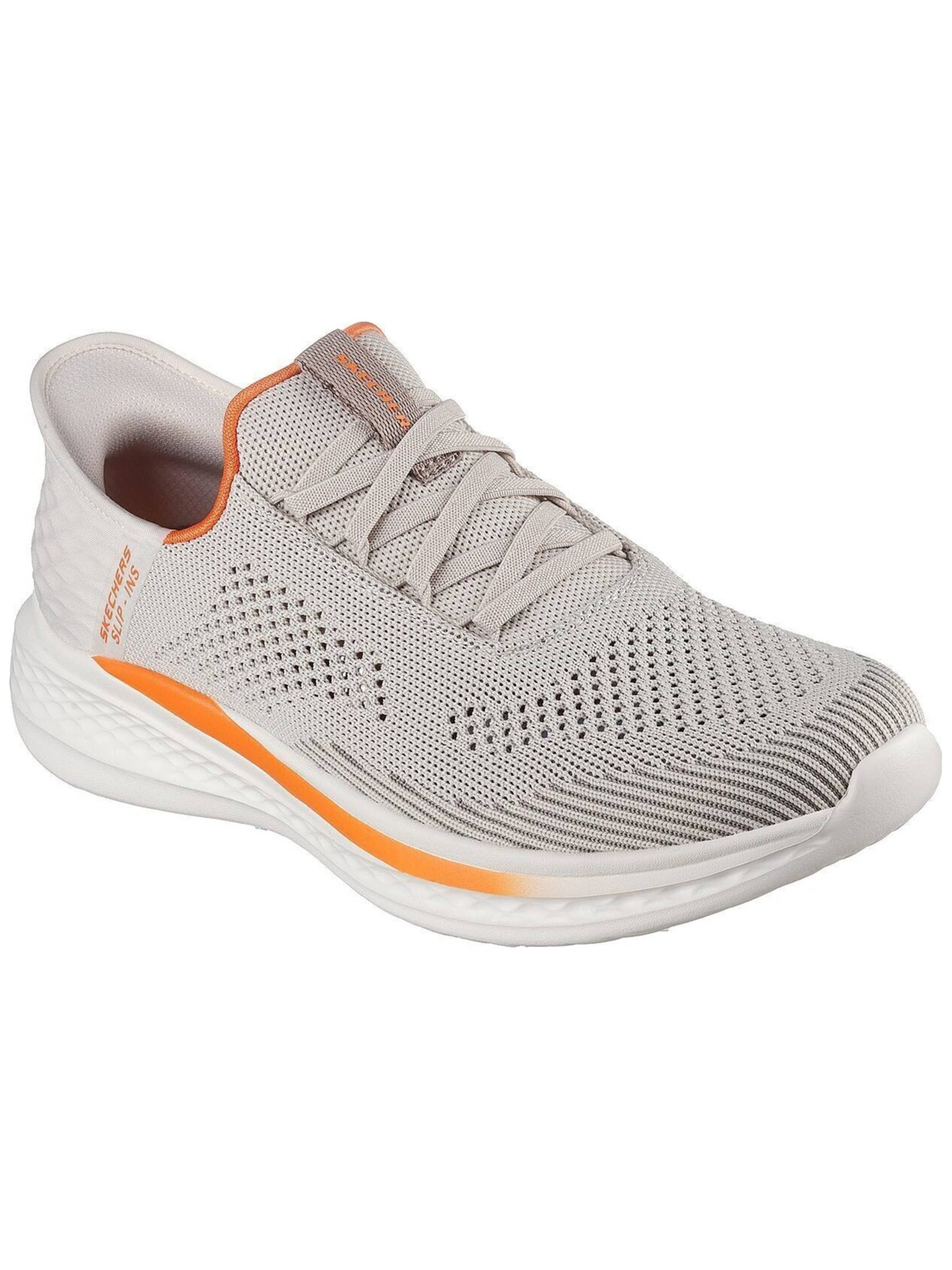 Sneaker bassa di SKECHERS in beige: frontale