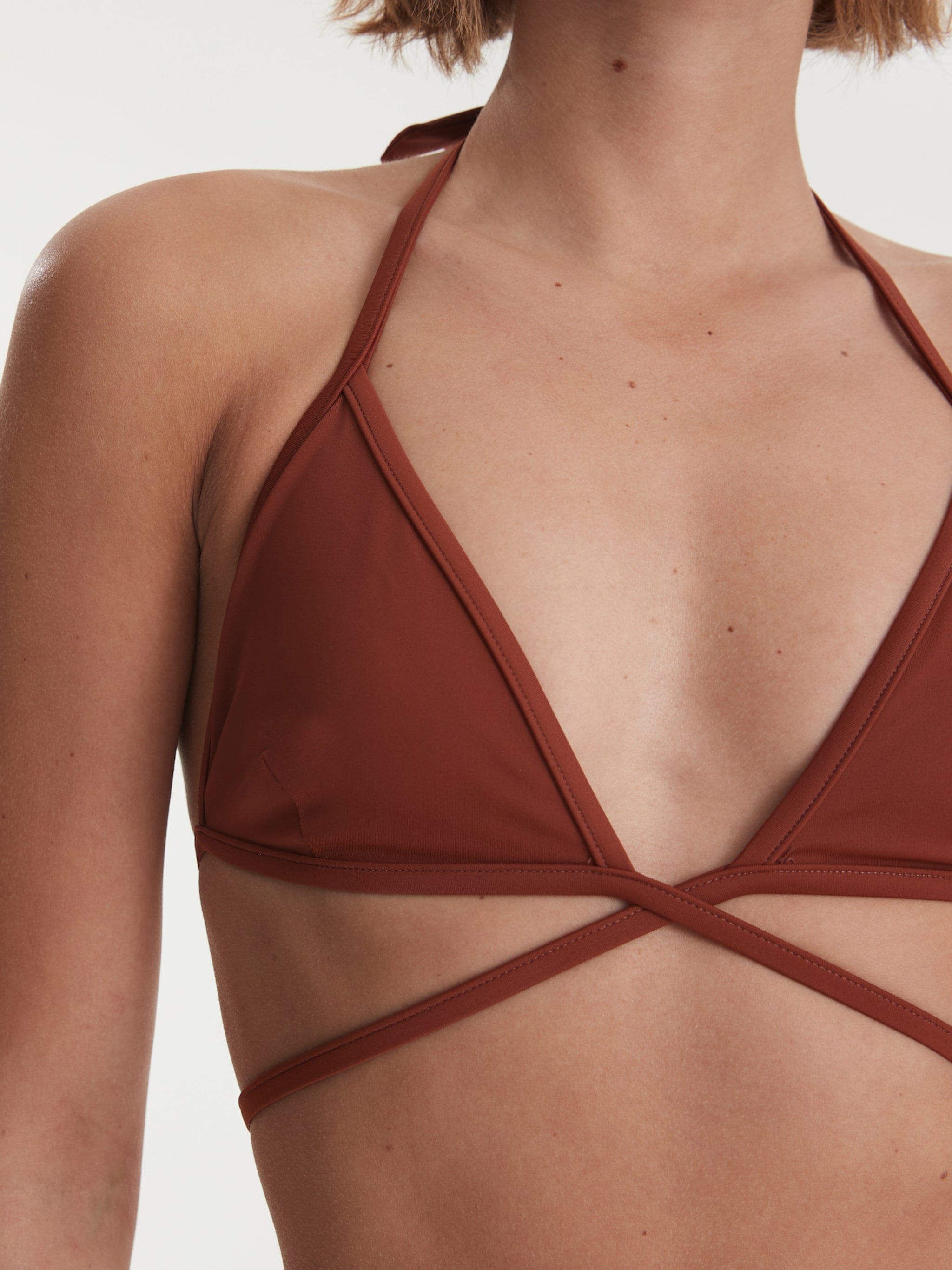 EDITED Produits Hauts de bikini 'Elia' rouille