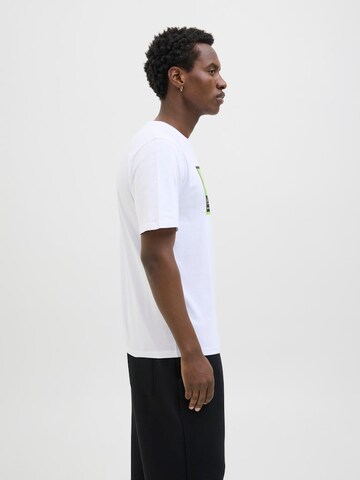 T-Shirt 'JCOLogan' JACK & JONES en blanc