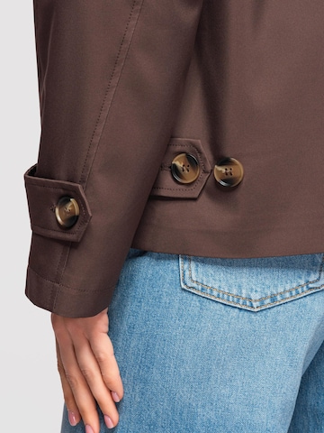 Ombre Übergangsmantel‌‌‌‌‌‌‌‌ in Braun