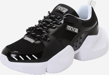 Versace Jeans CoutureNiske tenisice 'FONDO GRAVITY' - crna boja: prednji dio