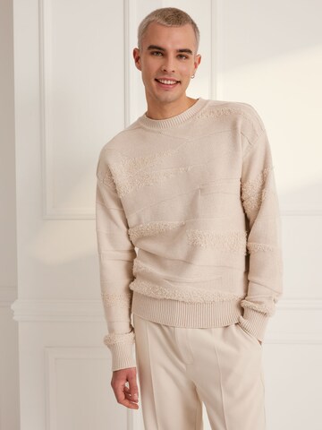 Guido Maria Kretschmer Men Pullover in Beige: predná strana