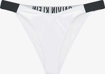 Calvin Klein Swimwear Regular Bikinibroek 'Intense Power' in Wit: voorkant