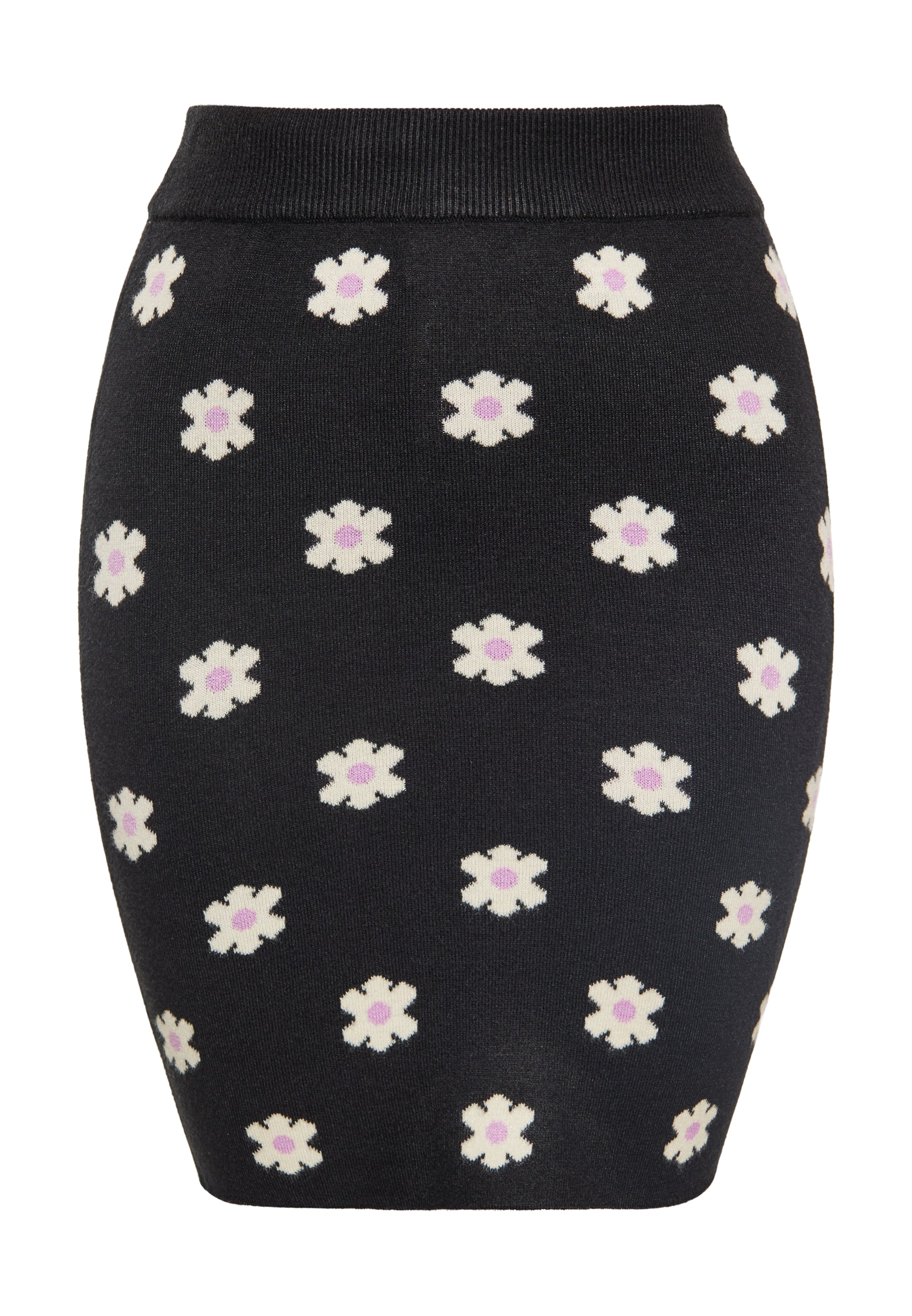 swirlySuknja - crna boja: prednji dio