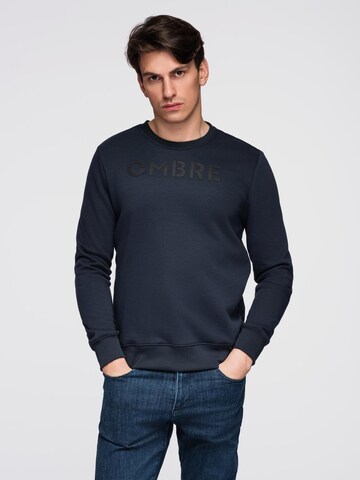 Ombre Sweatshirt 'B1711' in Blue: front