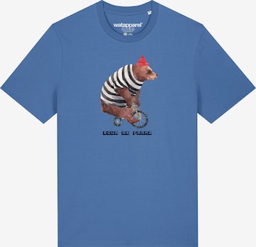 Watapparel Shirt 'Tour de Franz' in Blau: Vorderseite