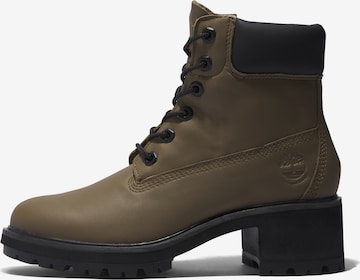 TIMBERLAND Lace-Up Ankle Boots 'Kinsley 6' in Green: front