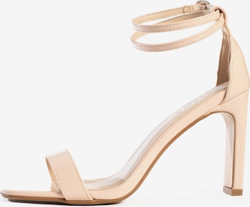Celena Strap Sandals 'Cory' in Beige: front