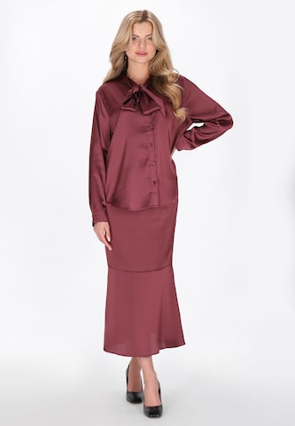 usha BLACK LABEL - Blusa em vermelho