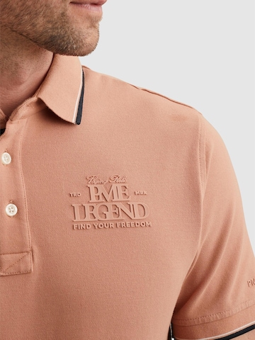 PME Legend - Camiseta 'Polo shirt in piqué with artwork' en rosa