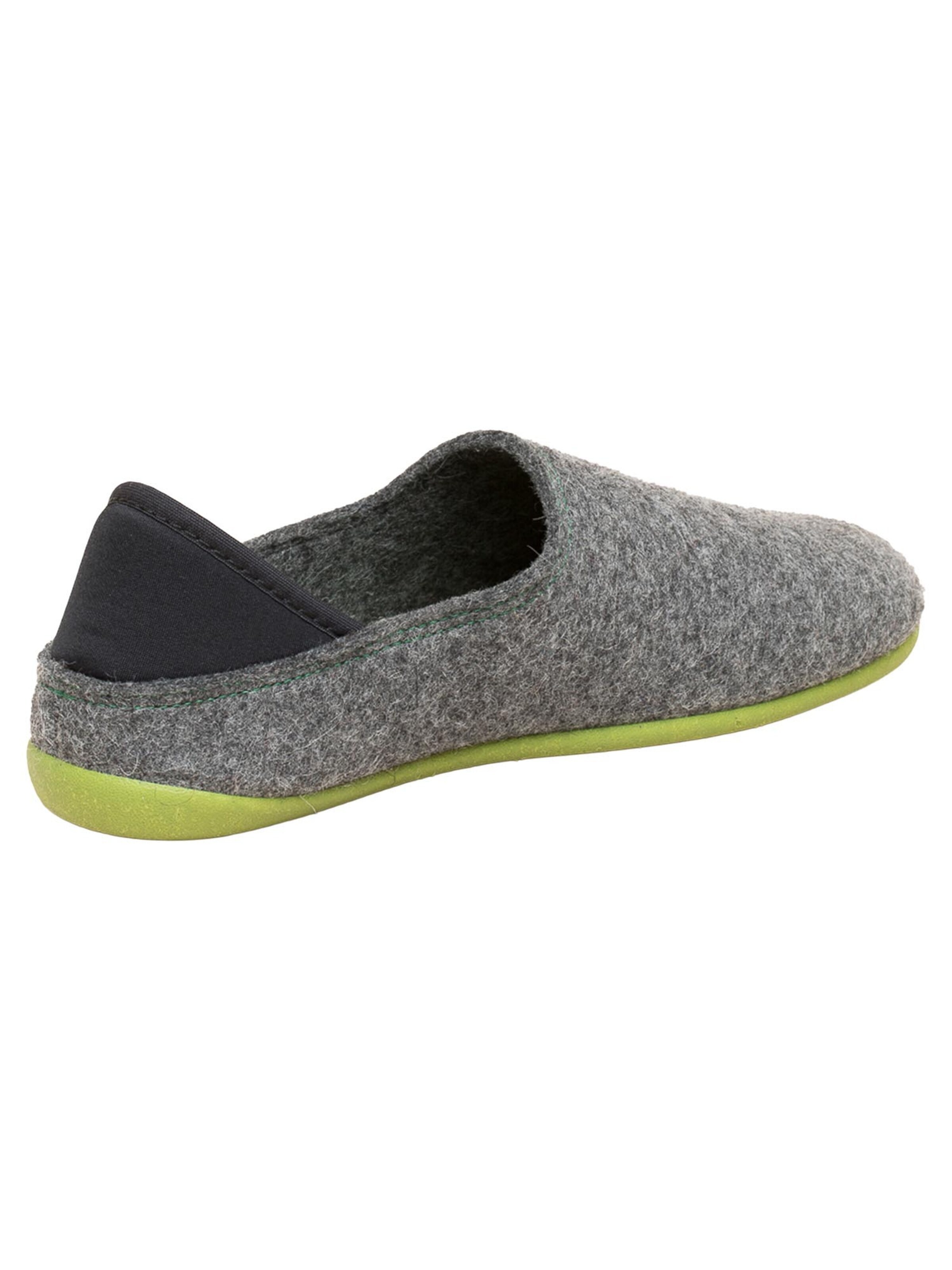 Gottstein Classic Flats 'Wool Slip-On' in Grey