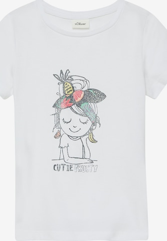 s.Oliver Shirt in White: front