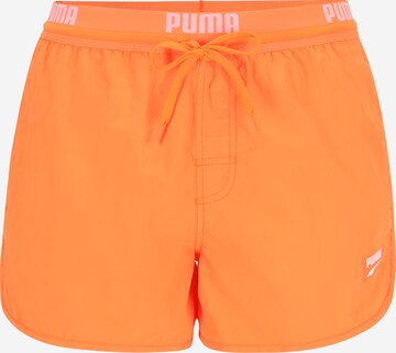 PUMA Board Shorts in Orange: front
