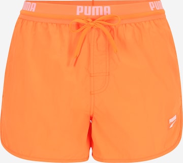 PUMA Badeshorts in Orange: predná strana