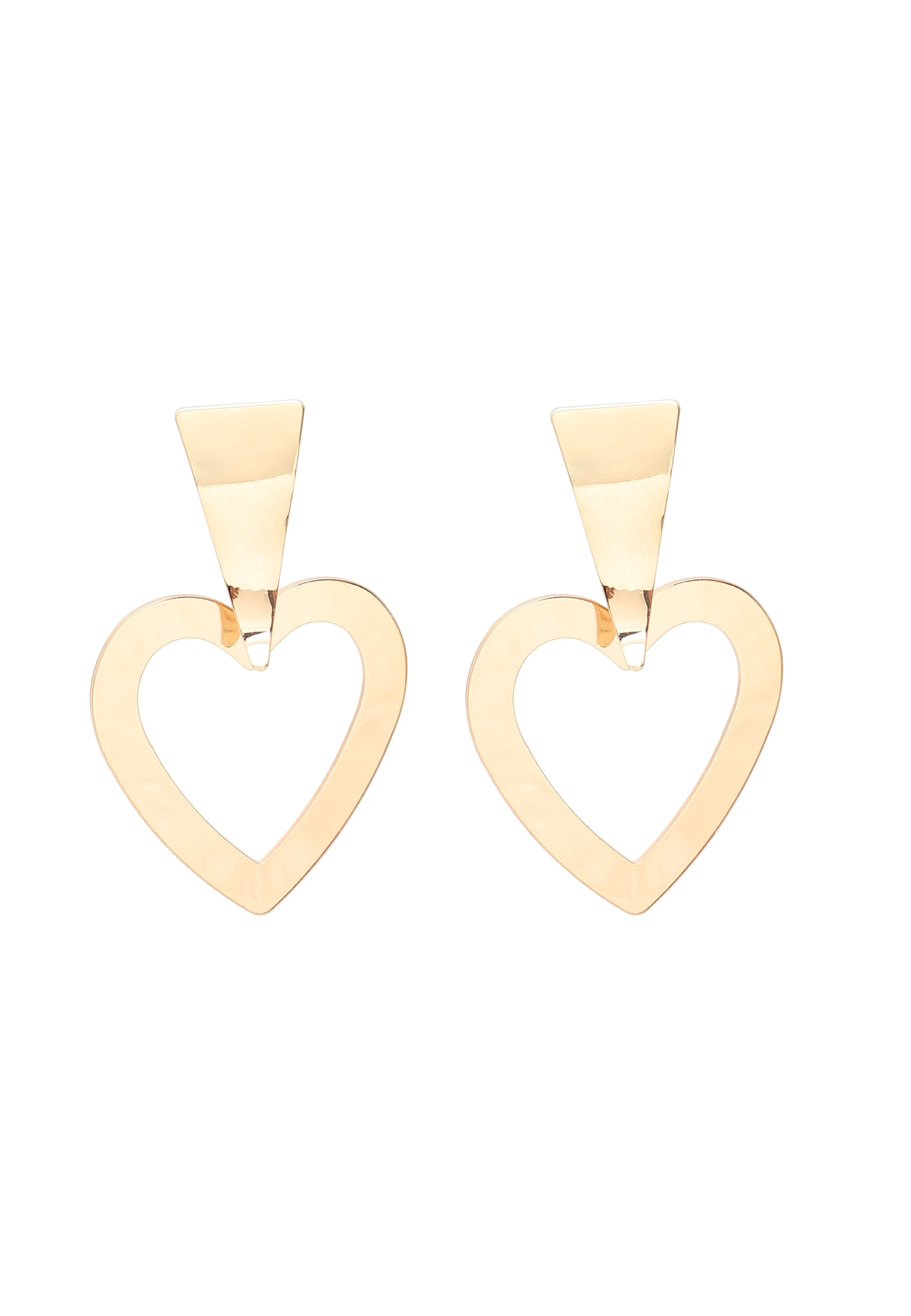 SOHI Kõrvarõngas 'Frances', värv Kuld: eest vaates