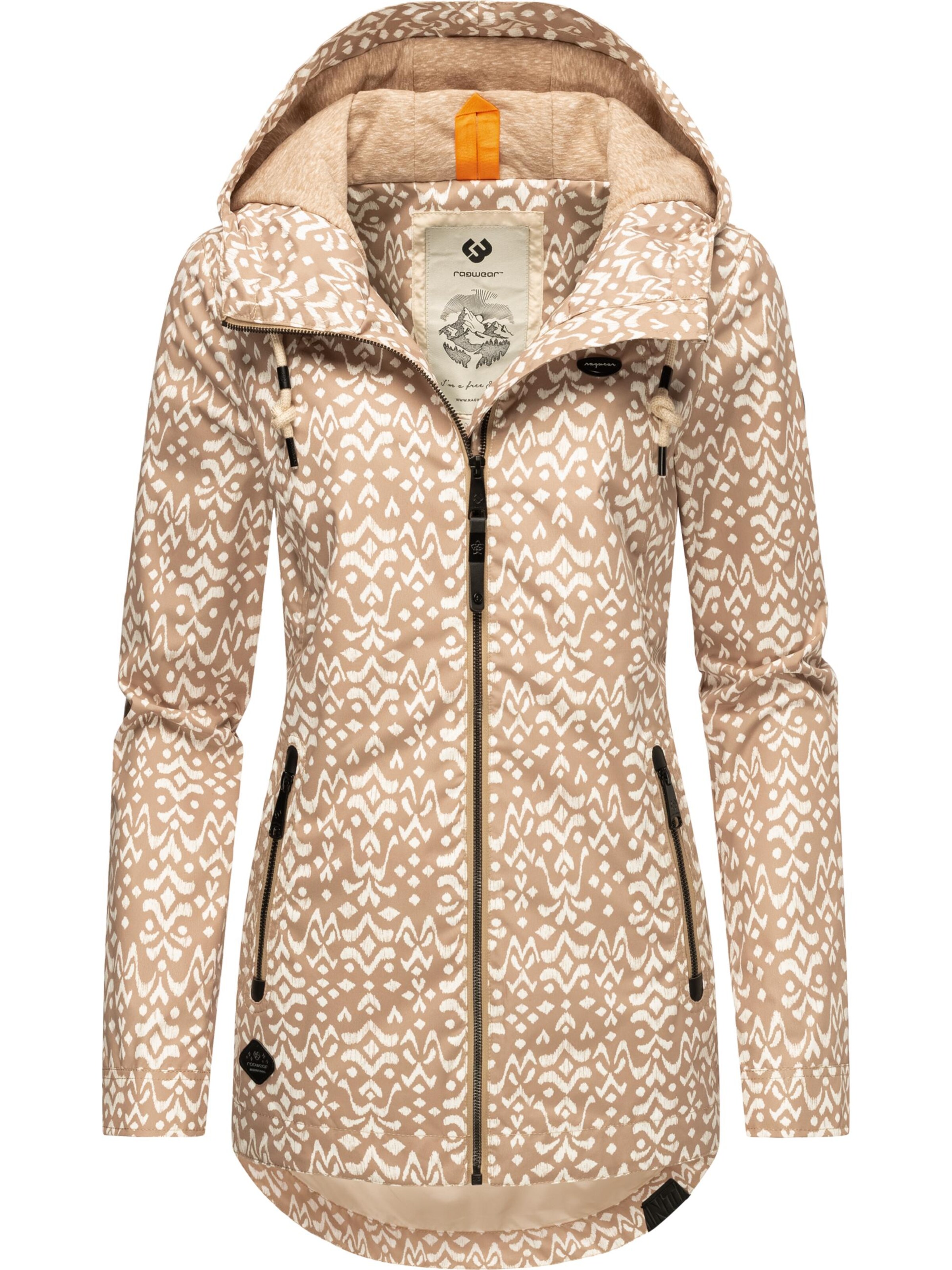 Ragwear Weatherproof jacket 'Zuzka' in Beige