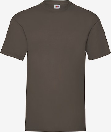 FRUIT OF THE LOOM Shirts 'T-shirt' i brun: forside