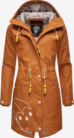 MARIKOO Raincoat in Orange