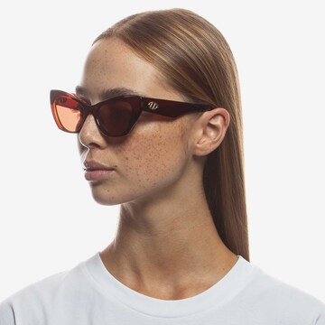 LE SPECS Okulary przeciwsłoneczne 'Eye Trash' w kolorze brązowy