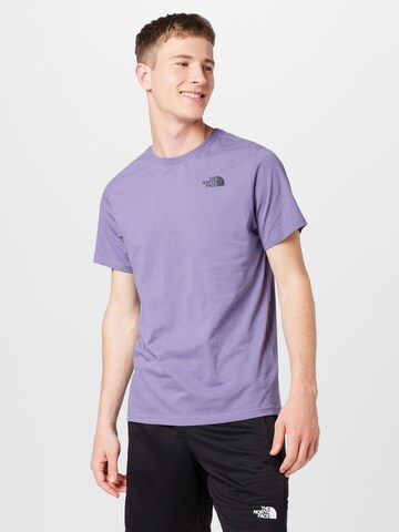 T-Shirt 'REDBOX CELEBRATION' THE NORTH FACE en violet : devant