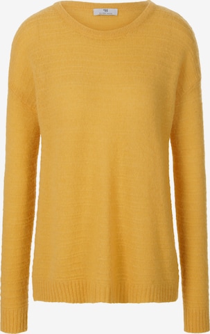 Peter Hahn Sweater 'Alpaca' in Yellow: front