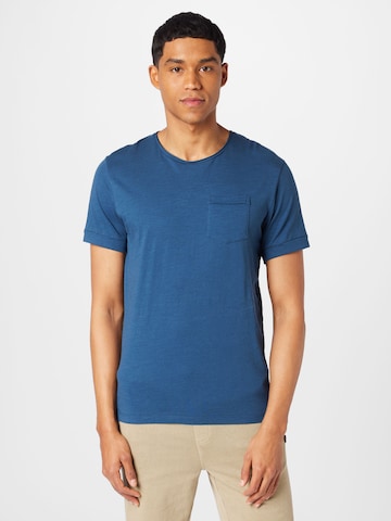 No Excess Koszulka w kolorze niebieski: przód