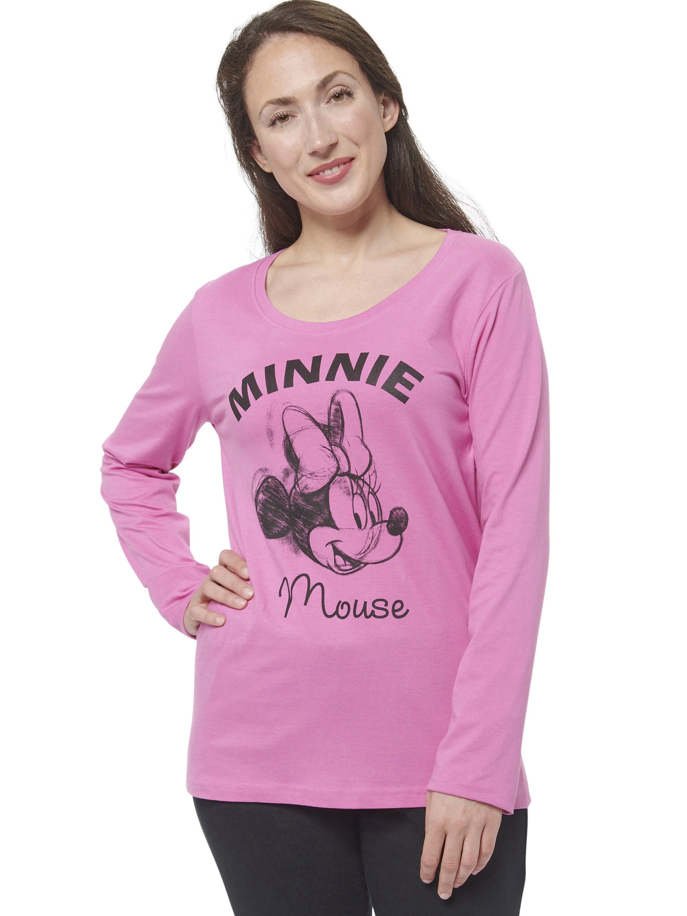 Disney Minnie Mouse Pyjama‌ in Pink: Vorderseite