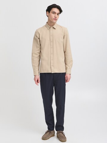 Casual Friday Regular Fit Skjorte 'CFARSEN' i beige