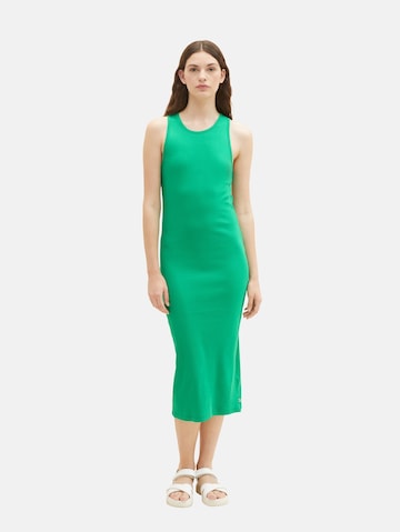 TOM TAILOR DENIM - Vestido em verde: frente