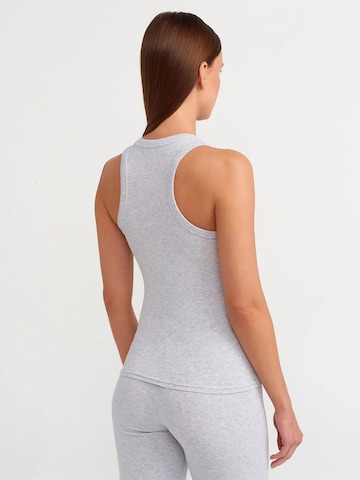 Dilvin Blouse in Grey