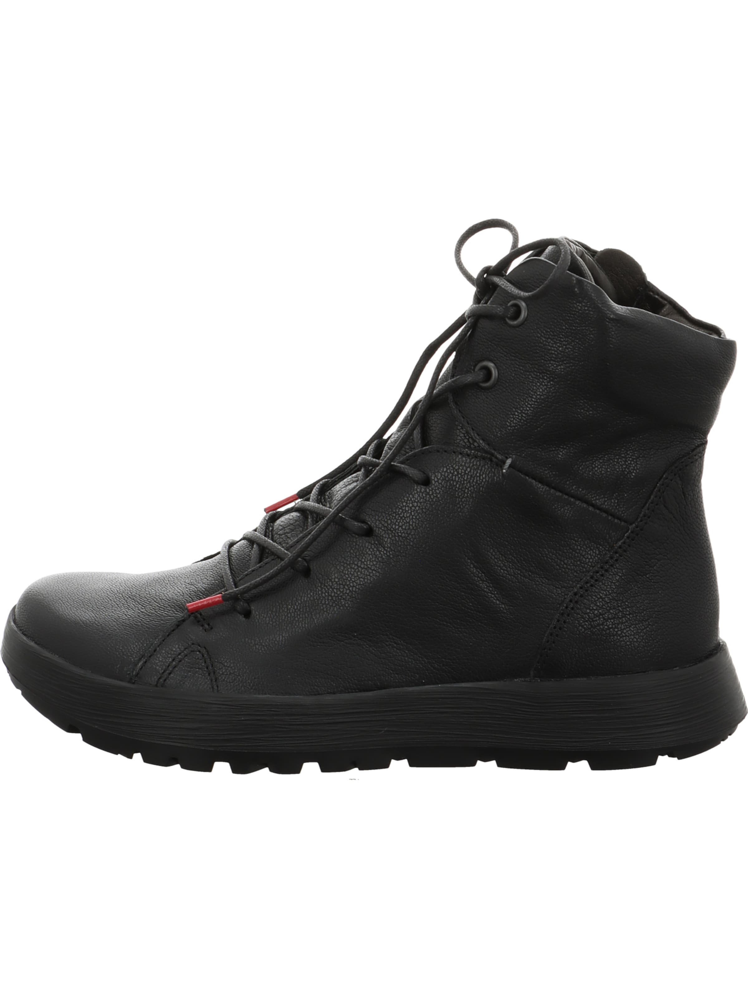 THINK! Lace-Up Ankle Boots 'COMODA' in Black