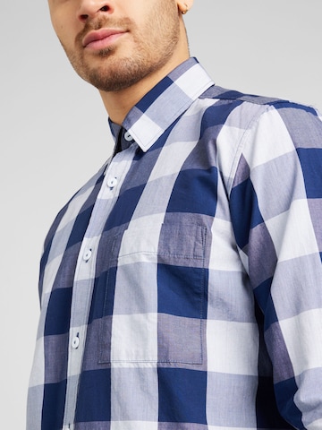 s.Oliver Regular fit Button Up Shirt in Blue