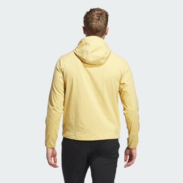 ADIDAS PERFORMANCE Sports jacket 'Go-to Utility' in Yellow