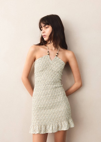 MANGO TEEN Dress in Beige: front
