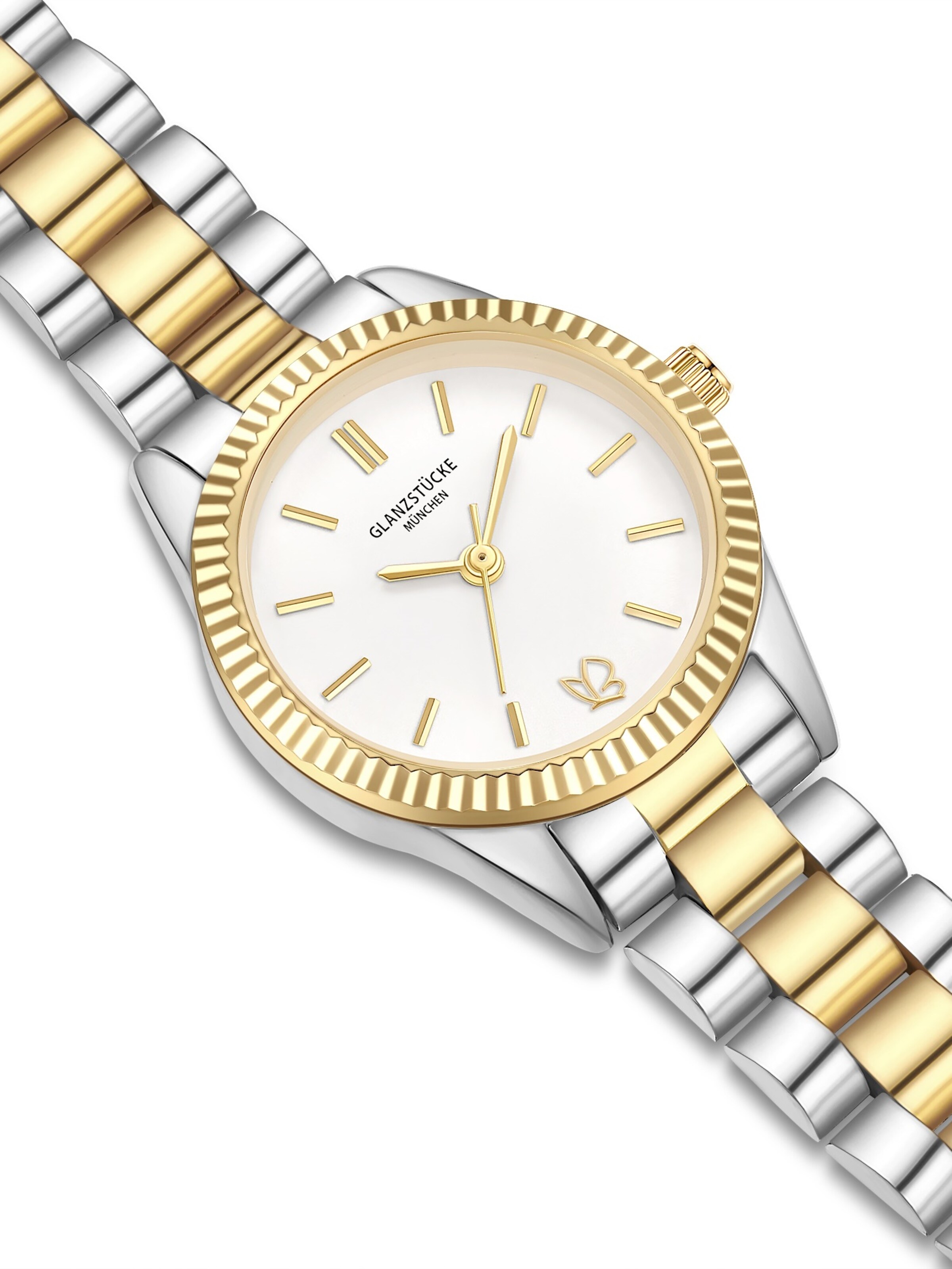 Glanzstücke München - Reloj analógico en plata