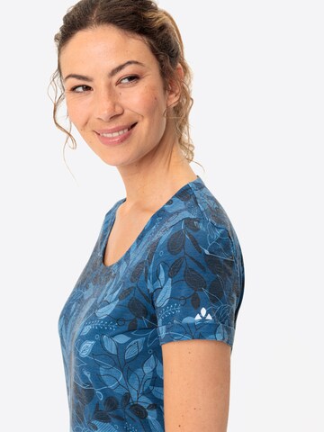 VAUDE Functioneel shirt 'Skomer AOP T' in Blauw