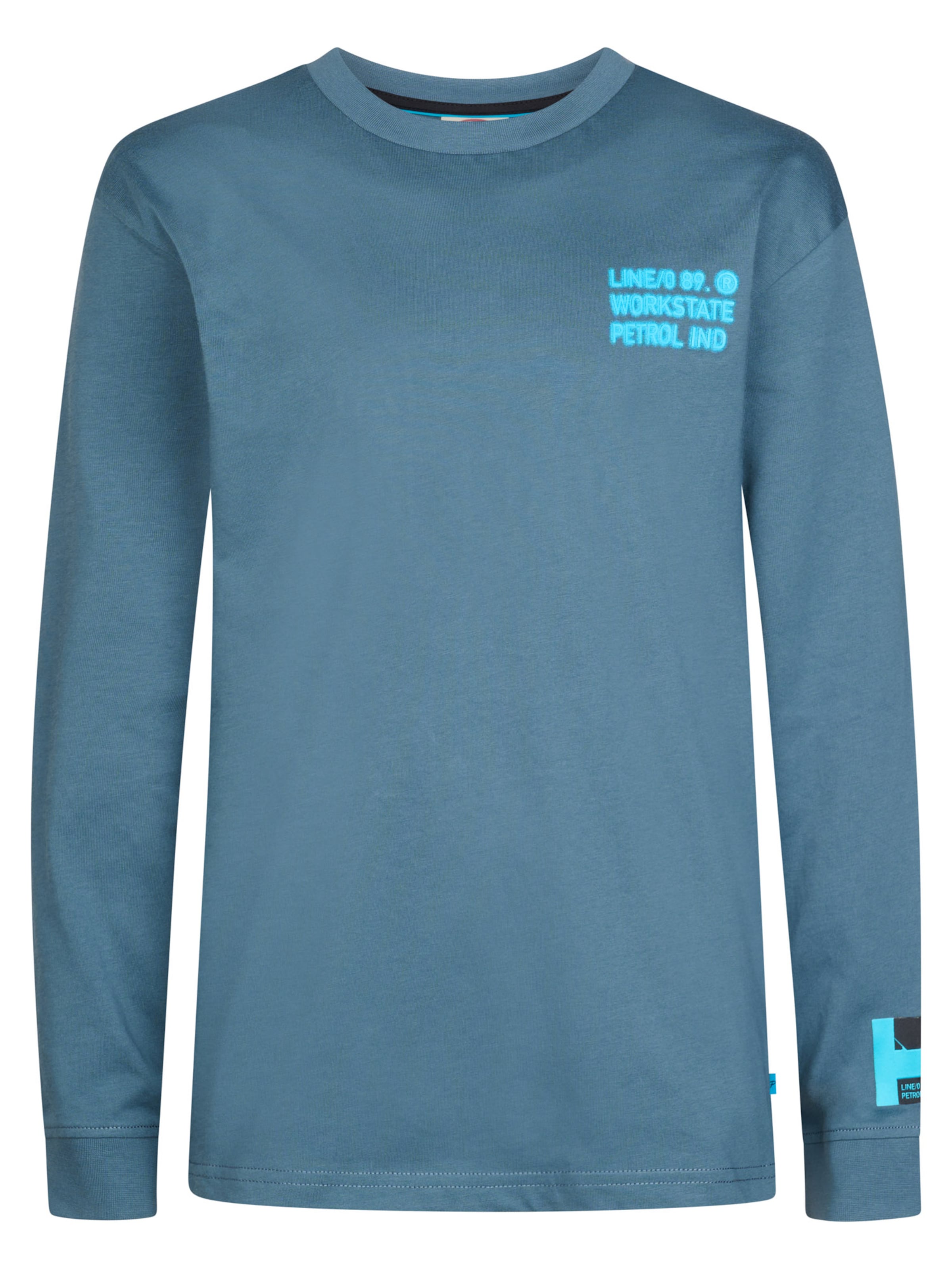 Petrol Industries Shirt in Blau: Vorderseite