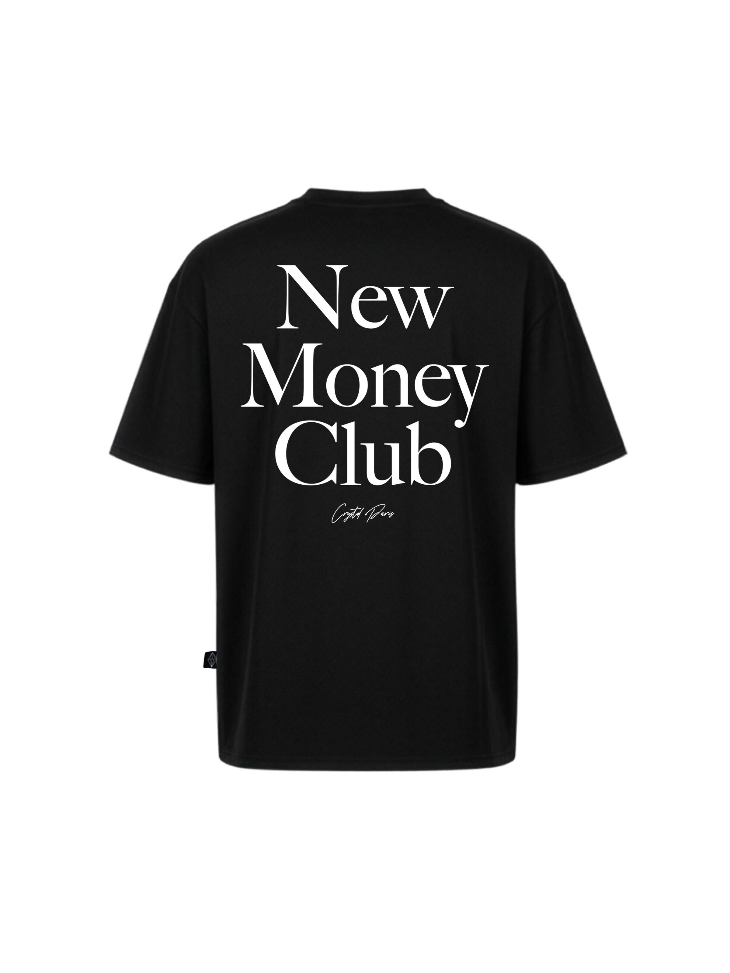 Crystal Paris Shirt 'Money Club' in Black