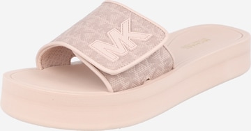 MICHAEL Michael Kors - Zapatos abiertos en rosa: frente