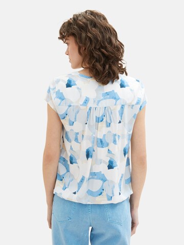 TOM TAILOR Blouse in Blue