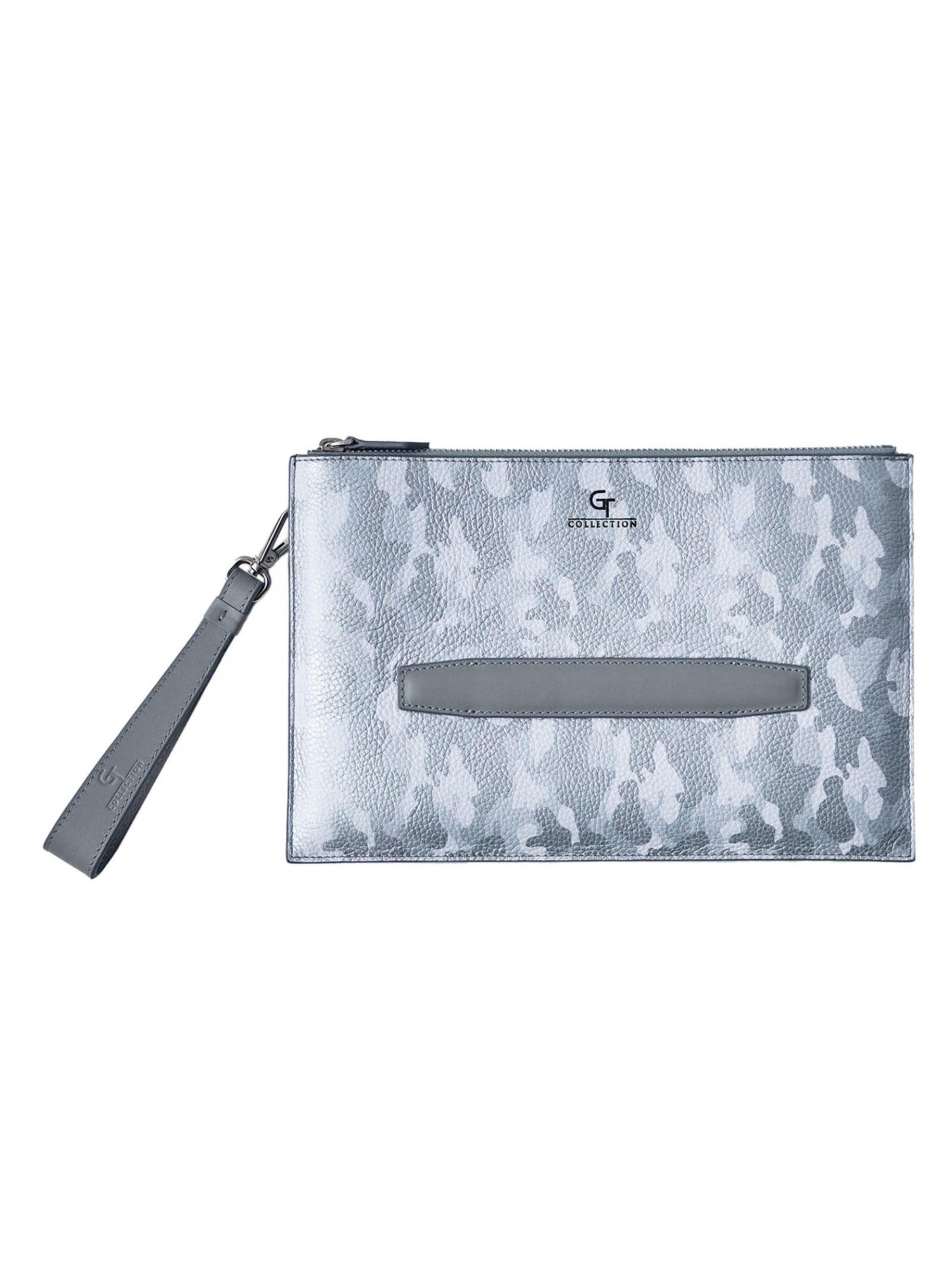 Borsa messenger 'Premium' di GT Collection in grigio: frontale