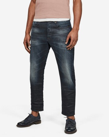 G-Star RAW Loosefit Jeans in Blauw: voorkant